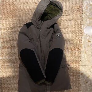 SAVE THE DUCK Kids Jacket - Olive and Gray